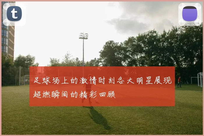 足球场上的激情时刻各大明星展现超燃瞬间的精彩回顾